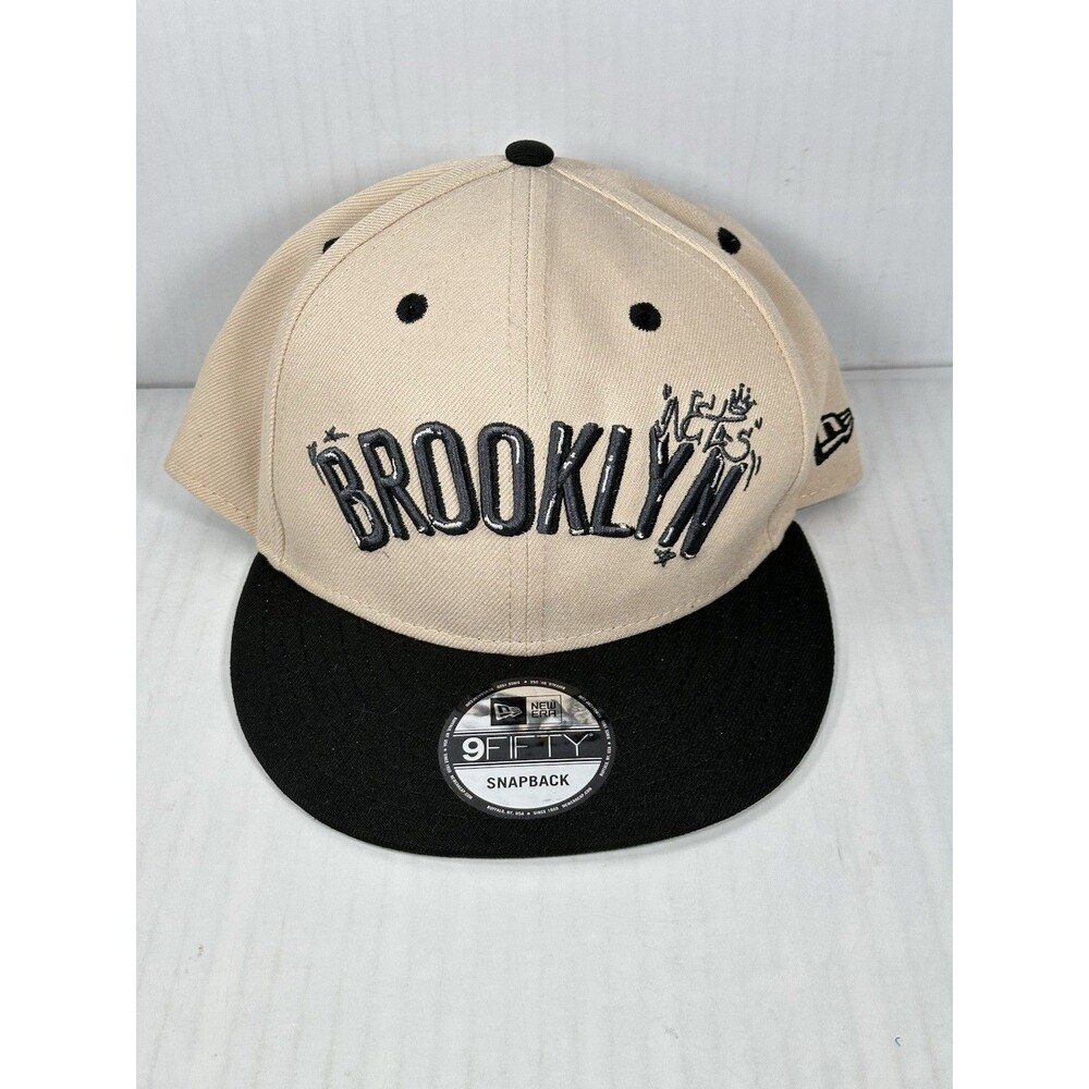 New Era Brooklyn Nets Team Art 9FIFTY Hat Cap Adjustable Snapback NBA NWT